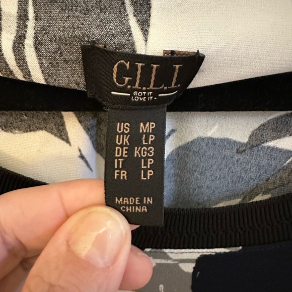 GILI Jetsetter resortwear Hawaiian comfort knit woman maxi short sleeve dress MP - Picture 11 of 12